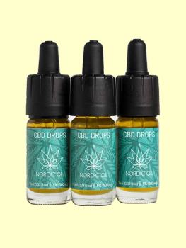 3x Nordic Oil CBD Öl 5%
